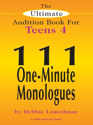 cover image of The Ultimate Audition Book for Teens, Volume 4